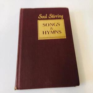 Vintage 70s Soul Stirring Songs & Hymns Hardcover (Maroon)